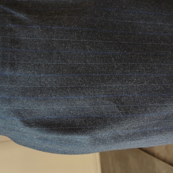 Lauren Ralph Lauren Striped Wool Pencil Skirt Gray 6P Business Work office fall - Picture 3 of 5